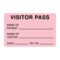 Nevs Visitor Pass - Name Of Patient/Visitor 1-15/16" x 3" VP-Pink - alternate 1
